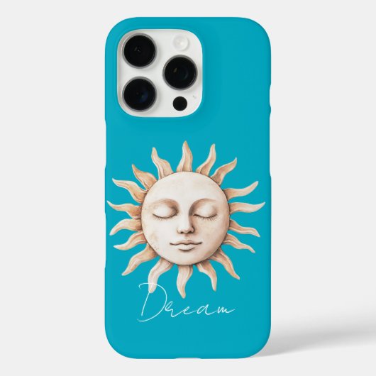 Aqua Blue droom Siciliaanse zon Case-Mate iPhone Case (Achterkant)