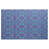 Aqua Blue en Paarse Zebra Stripes Stof (Fat Quarter)