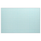 Aqua Blue en White Checkered Gingham Stof (Fat Quarter)