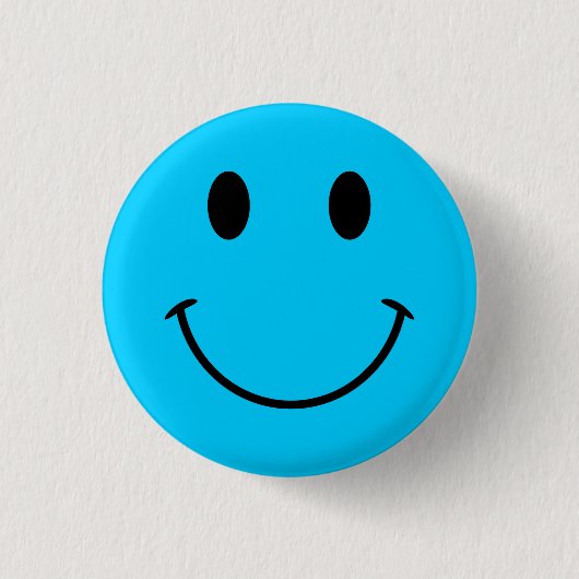 Aqua Blue Face Button (Voorkant)