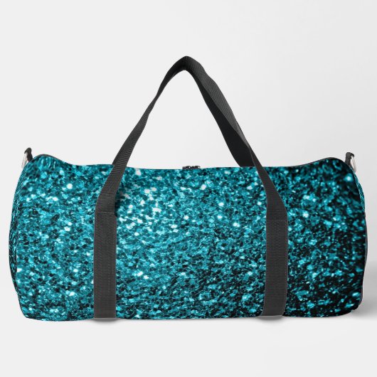 Aqua blue faux sparters plunjezak (Voorkant)