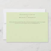 Aqua Blue Floral Wedding (Achterkant)