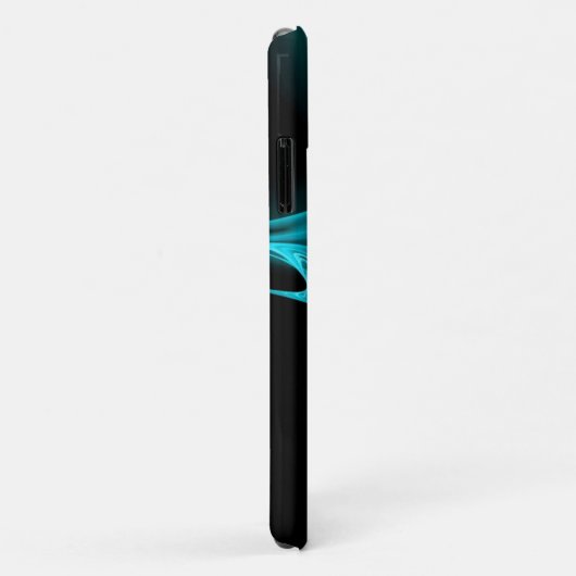 AQUA BLUE FRACTAL ROOS Case-Mate iPhone CASE (Achterkant/rechts)