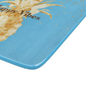 Aqua Blue Geel Gouden Ananas Snijplank (Hoek)