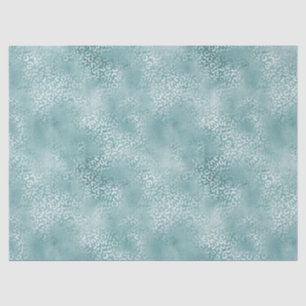 Aqua Blue Glam Leopard Print Tissuepapier
