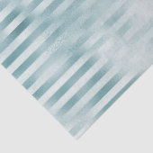Aqua Blue Glam Stripes Tissuepapier (Detail)