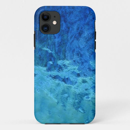 Aqua Blue Glas in lood Case-Mate iPhone Case (Achterkant)