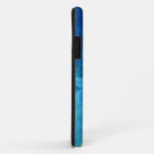 Aqua Blue Glas in lood Case-Mate iPhone Case (Achterkant/rechts)