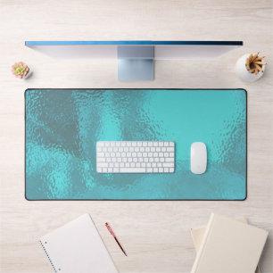 Aqua Blue Glass Bureaumat