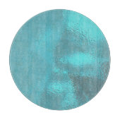 Aqua Blue Glass Snijplank (Voorkant)