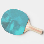 Aqua Blue Glass Tafeltennisbatje (Zijkant)