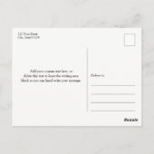 Aqua Blue Glitter Persoonlijk Bedankt Briefkaart (Achterkant)