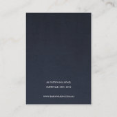 AQUA BLUE GOLD WATERVERF BRUSH EARNING DISPLAY VISITEKAARTJE (Achterkant)