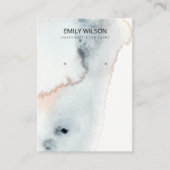 AQUA BLUE GOLD WATERVERF WAVES DIE ONTBREKEN VISITEKAARTJE (Voorkant)