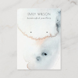 AQUA BLUE GOLD WATERVERF WAVES DIE WEERGEVEN VISITEKAARTJE