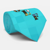 Aqua Blue Golf, Stropdas (Opgerold)