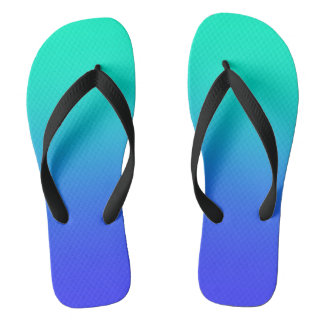 Aqua Blue Gradient Teenslippers