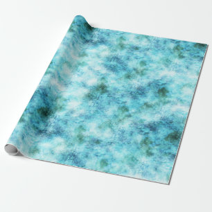 Aqua Blue Green Abstract Cadeaupapier