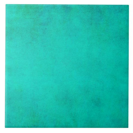 Aqua Blue Green Waterverf Paars Parchment Paper Tegeltje (Voorkant)