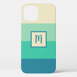 Aqua Blue Harmonic Color Palette Serenity Case-Mate iPhone Case