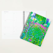 Aqua Blue Impressionistic Garden Landschap Planner (Display)