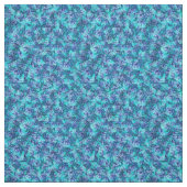 Aqua Blue Jacaranda Tree Abstract Design, Stof (Swatch)