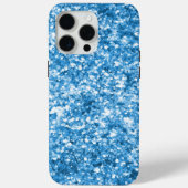 Aqua Blue Jewel Glitter Case-Mate iPhone Case (Achterkant)