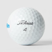 Aqua Blue Kevin Naam, Golfballen (Logo)