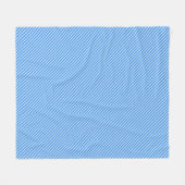 Aqua Blue Knit Crochet Stripe Textern Pattern Fleece Deken (Voorkant (Horizontaal))