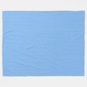 Aqua Blue Knit Crochet Stripe Textern Pattern Fleece Deken (Voorkant (Horizontaal))