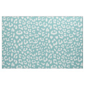 Aqua Blue Leopard-afdrukken op grote schaal Stof (Fat Quarter)
