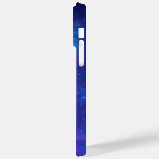 Aqua Blue Milky Way Galaxy Personalized Celestial Case-Mate iPhone Case (Achterkant / Links)