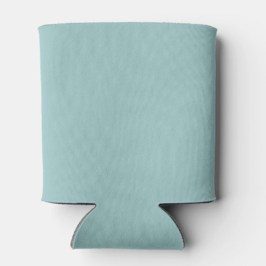 Aqua Blue Minimalistisch Schattige Baby shower op Blikjeskoeler (Achterkant)