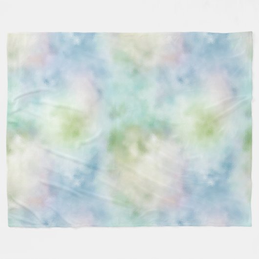 Aqua Blue Mint     Fleece Deken (Voorkant (Horizontaal))