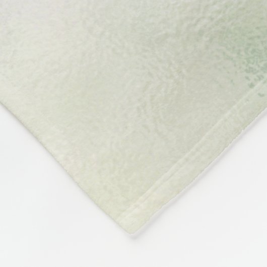 Aqua Blue Mint Fleece Deken (Hoek)