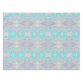 aqua blue mint green lila paars pastelregenboog tafelkleed (Voorkant (Horizontaal))