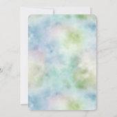 Aqua Blue Mint   Kaart (Achterkant)