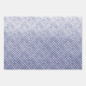Aqua Blue Mint Paars Glitter Sparkle Inpakpapier Vel (Voorkant 2)