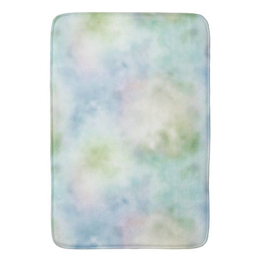 Aqua Blue Mint Zeemeermin Badmat (Voorkant Verticaal)