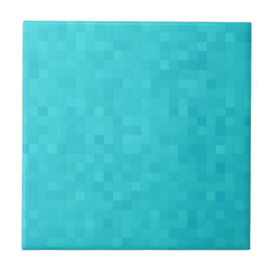 Aqua Blue Mosaic Tegel Pattern Tegeltje