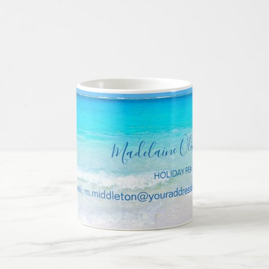 Aqua Blue Ocean Guest House Custom Koffiemok (Center)