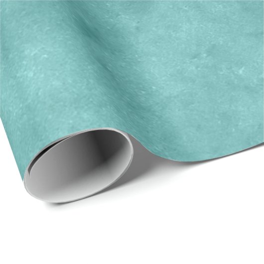 Aqua Blue Ocean Marble Molten Pastel VIP Cadeaupapier (Rol Hoek)