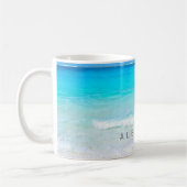 Aqua Blue Ocean Zee Sky Custom Koffiemok (Links)