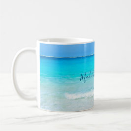 Aqua Blue Ocean Zee Sky Custom Koffiemok