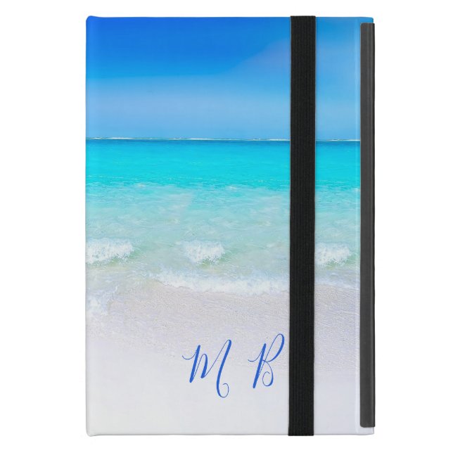 Aqua Blue Ocean Zee Sky Vacation iPad Mini Hoesje (Voorkant Dicht)