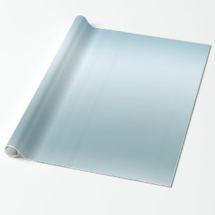 Aqua Blue Ombre Cadeaupapier