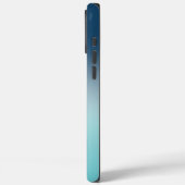 Aqua Blue Ombre Case-Mate iPhone Case (Achterkant / Links)