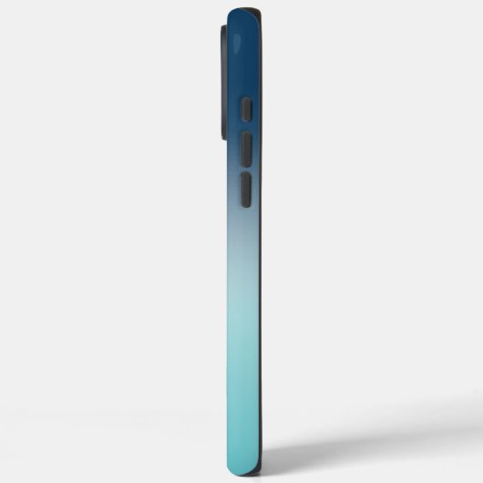 Aqua Blue Ombre Case-Mate iPhone Case (Achterkant / Links)