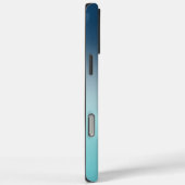 Aqua Blue Ombre Case-Mate iPhone Case (Achterkant / Rechts)