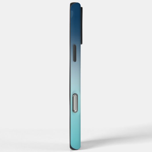 Aqua Blue Ombre Case-Mate iPhone Case (Achterkant / Rechts)